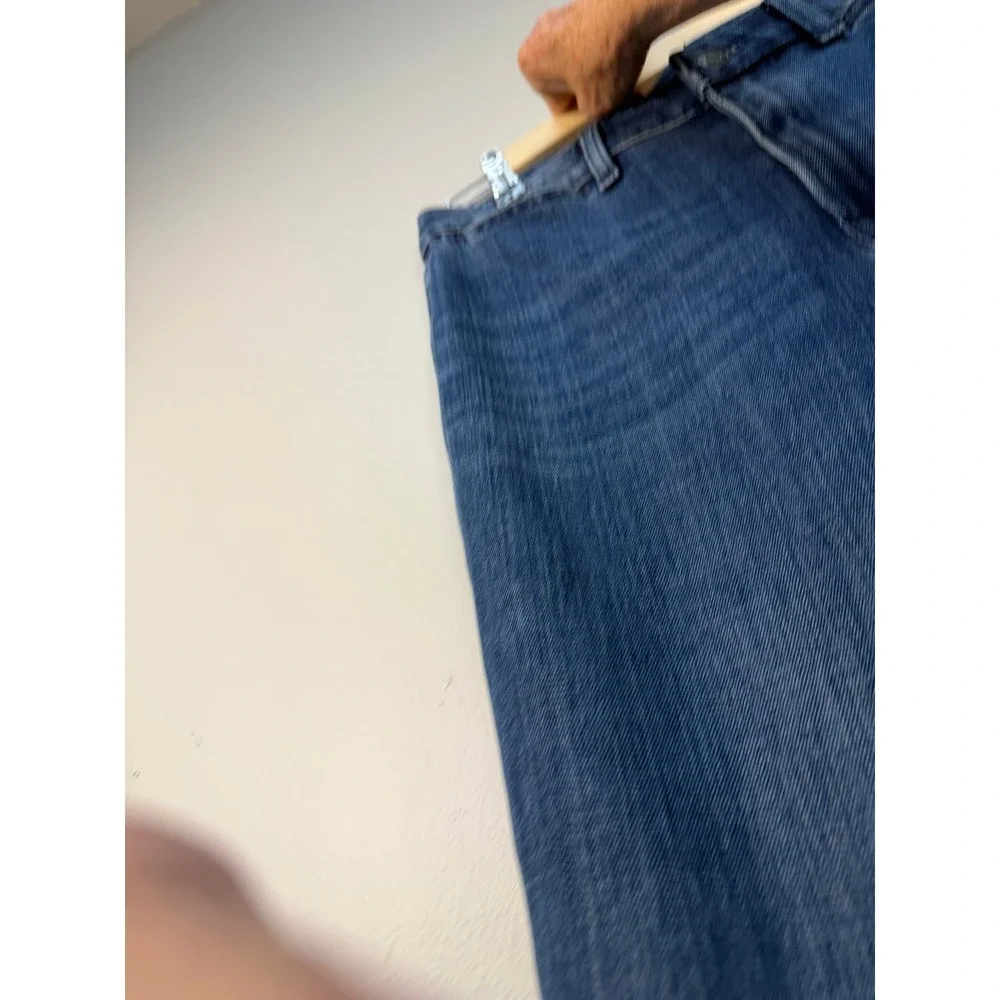 Talbots Flawless High Waist Flare Jeans Size 6 Blue Medium Wash Denim Retro